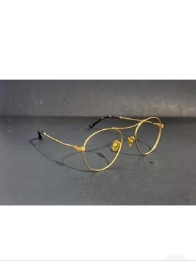Mujosh MJ 1000061 Eyeglass Frame Aviator Gold  Unisex
